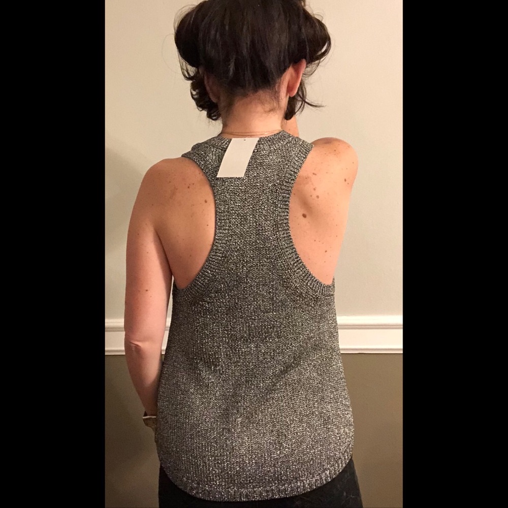 ✨Silver Racerback Tank✨ - Picture 3 of 6